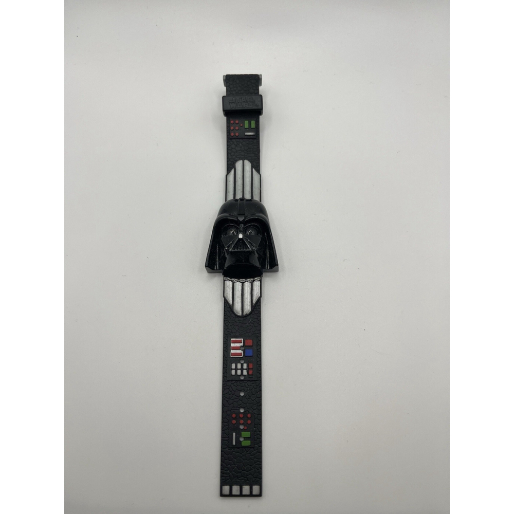 Disney Star Wars Darth Vader Face Helmet LED Digital Flip Up Plastic Wrist Watch